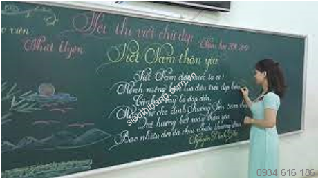 MẪU bảng viết phấn hàn quốc